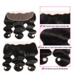 Full Lace Frontal Closure Peruvian Body Wave 100 Human Hair 13x4 Frontal Virgin Hair 10-24 inch