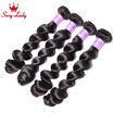 8A Brazilian Loose Wave Curly Virgin Hair Annabelle Hair Company Cheap Hair Bundles 3 Bundles Lot Meches Tissage Bresilienne Lots