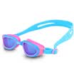 Appropriate for children Swimming goggles Waterproof Anti fog Large children Swimming goggles Boys&girls Large frame Flat swimming goggles Purple Rose