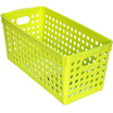 INOMATA stock Basket series of imported kitchen plastic bathroom storage basket table finishing basket green 4572G