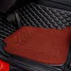 Wufu Jinniu new Tuoshun double-enclosed leather car mat Audi Q3 Mercedes-Benz C-class GLC BMW 5 Series 3 Series mats fashion brown