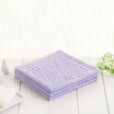 UCHINO infield cotton square hollow yarn waffle cotton small towel handkerchief children saliva towel wash towel purple
