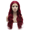 Iwona Synthetic Hair Lace Front Long Wavy Red Wig