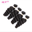 Alot Hair Product Loose Wave Malaysian Hair Bundles 4 Piece 100 Human Hair Non Remy Hair