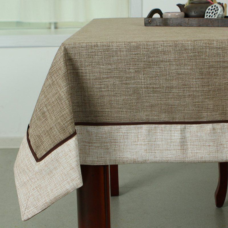 Chinese color Yin Man pure color tablecloths table cloth tablecloths vintage tablecloths Chinese thickened tablecloths cloth can be customized dark side 140 200cm