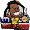 LMA Loma Car Sticker Basketball Baby Ball Car Sticker Paul Pierce Cartoon Sticker 3D Funny Car Sticker