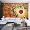 Papel pintado de encargo de la foto Árbol abstracto Arte moderno Pintura de la pared Sala de estar Dormitorio TV Telón de fondo 3D Papel tapiz Mural grande para el hogar