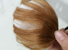 100 Real Human Hair Clip in Flat Fringe Light Breathable Air Bangs Hand Tied Bang Front Hairpiece