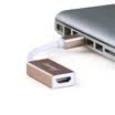 An Pukang AMPCOM DP to HDMI female adapter Apple MacBook 4K Ultra HD Converter Thunderbolt Interface Laptop Connector AMDHGD4K Champagne Gold