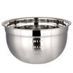 Jingdong Supermarket Jiekai Nuo thick stainless steel 20cm egg pots stainless steel long-term durability to enhance the round bottom design to fight protein beat cream no dead anti-splash