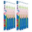 Sanxiao Soft Slim Toothbrush Pack of 10 color varies
