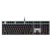 108 daluu dareu mixed color 108 key mechanical alloy mixed version of the game backlight mechanical keyboard dark silver black shaft Jedi survival of eating chicken sharp