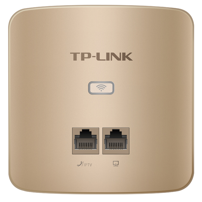 TP-LINK TL-AP300I-PoE Thin Champagne Gold 300M Wireless 86 Panel AP Corporate Hotel Villa WiFi Access POE Power AC Management