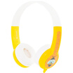 BUDDYPHONES Standard Learning English Children&39s Music Headphones Headphones Protection Kids Hearing Kids Cute Birthday Gift Yellow