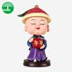 Light shade car ornaments shaking head car ornaments cartoon small clear official car supplies national culture creative gifts auspicious wishful