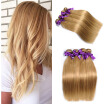 Brazilian Straight Human Hair Extensions 4 Bundles 27 Color Honey Blonde Weaves Cheap Brazilian Virgin Human Hair Wefts