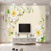 Custom Any Size 3D Stereo Relief Flower Large Mural Wallpaper Living Room TV Background Decoration Wall Painting Wall Covering