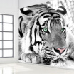 Custom 3D Photo Wallpaper Black White Animal Tiger Wall Painting Living Room Bedroom Entrance Background Wall Mural Wallpaper