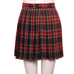 Preppy Style Japanese School Girl Plaid Pleated Skirt High Waist Short Tartan Skirts Saias Jazz Dance Costumes