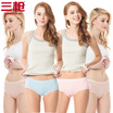 Three shots Dici ladies panties Slim skin Lycra cotton stretch light waist womens briefs 4 pieces Skin 2 pink water blue M