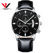 Relogio Masculino 2018 New Quartz Wristwatch Brand Fashion Men Watch Leather Strap Chronograph watches Waterproof Erkek Kol Saati