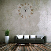 3D Wall Clock Frameless Modern Mirror Metal Large Wall Stickers Clocks Wall Watches Room Home Decorations