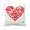 Valentines Day Red Heart Rose Gift Love Square Throw Pillow Insert Cushion Cover Home Sofa Decor Gift