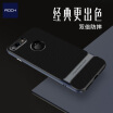 Rock ROCK Apple 8 plus mobile phone shell iphone8 plus protective cover all-inclusive shatter-resistant silicone soft shell Les series navy blue