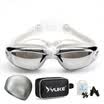 Yuke swim goggles HD waterproof anti fog myopia large frame for men&women 200300400500600 degree