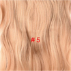 Wavy Clip in Hair 4 Clips 190gpc Heat Resistant Fiber 24 inch Stretched Pure Color Synthetic Hair Extensions for Women