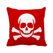 Poisoning Red Square Warning Mark Square Throw Pillow Insert Cushion Cover Home Sofa Decor Gift