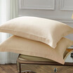 Kangxin bedding home textiles 60 satin cotton pillowcases cotton hotel solid color pillow pair of champagne color 7448cm