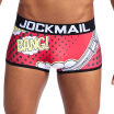 JOCKMAIL Mens Boxer Shorts Digital Print Boxer Shorts Fashion Sexy Breathable Quick Dry