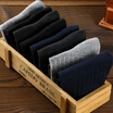 Yu Zhaolin socks men&39s spring&summer cotton socks casual business socks 4 pairs of random color series 4 pairs of yards