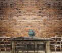 Custom 3d mural Custom retro brick pattern wallpaper mural hotel restaurant cafe KTV wallpaper mural