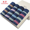 Hong Kong shoes men&39s underwear men&39s cotton angle underwear in the waist four pants 4 gift box installed XXL