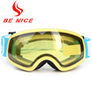 Be Nice Brand Outdoor children skiing goggle with Detachable Dual Layer Anti-Fog Double Lens Ski & Snowboard glasses Snow-4700