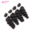 Alot Loose Wave 100 Human Hair Weave weft 4 Bundles Indian Hair Loose Wave
