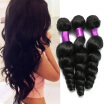 4 Bundles Brazilian Loose Wave Virgin Hair Extensions Unprocessed Virgin Brazilian Hair Bundles 100gpcs Cheap Brazilian Hair