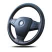 Antarctic Nanjiren leather hand sewing car handle car steering wheel set car with leather hand sewing set four seasons universal vent black side black