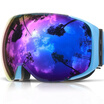 Benice Frameless Design Ski Goggle Snow Glasses UV400- Protection & Multi-Color Double Anti-fog Lens Snowboard Skiing Goggle