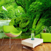 Custom 3D Photo Wallpaper Green Forest Natural Scenery Wall Painting HD Living Room Sofa Background Wallpaper Home Decor Mural