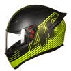 AGV Helmet K1 TOP Four Seasons Universal Wide Angle Ventilation Full Face Helmet Running Helmet Italy Motorcycle Racing Riding Helmet Matte Black Yellow EDGE 46 M