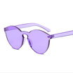 2018 Brand Design Sunglasses Girl Transparent Glasses Round Candy Women Sunglasses Chunky Sun Shades female So popular Glasses