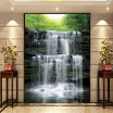 Custom Wall Mural Papel De Parede 3D Waterfall Landscape Living Room Entrance Photo Background Wall Papers Home Decor Wallpaper