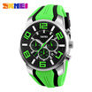 SKMEI 9128 Mannen Quartz Horloges Fashion Sport Stoppen Horloge Auto Datum 30 M Waterdicht Klokken Relogio Masculino Mannelijke Me