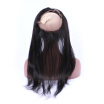 9A 360 Lace Frontal With Baby Hair 22542 Brazilian Virgin Human Hair Straight 360 Lace Frontal Closures