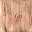 24 inch Wavy Clip in Hair Extensions Synthetic Heat Resistant Fiber Pure Color 4 Clips 190gpc 17 Colors Available