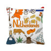 Netherlands Landscap Animals National Flag Square Throw Pillow Insert Cushion Cover Home Sofa Decor Gift