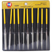 Wick Wico WK9215 Scythe 10 sets of diamonds assorted file shovel shovel carpentry polishing tools small setback steel triangle